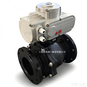 電動球閥DN50，PN10，手柄式；304不銹鋼